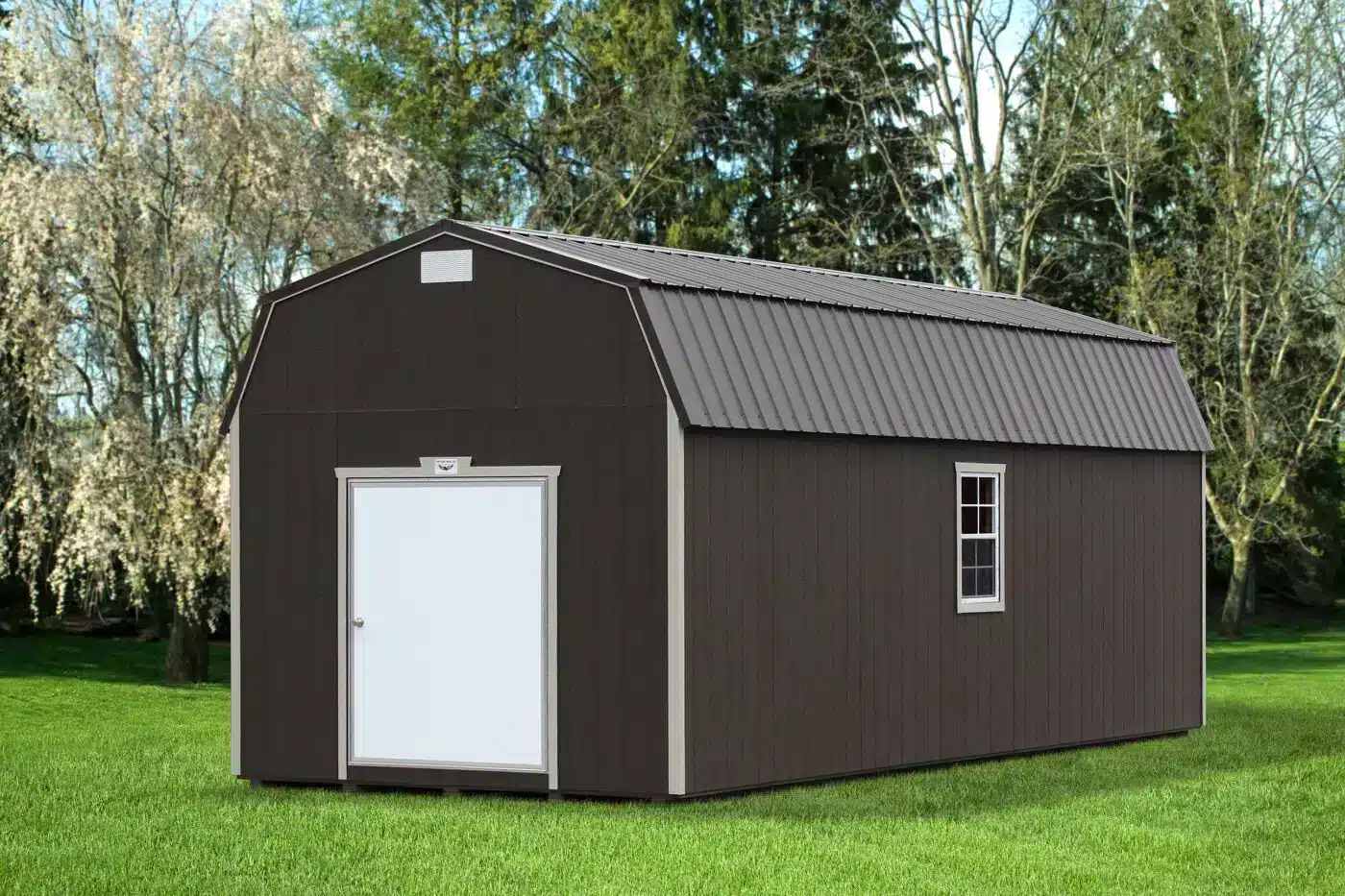 12x24 shed with raised walls