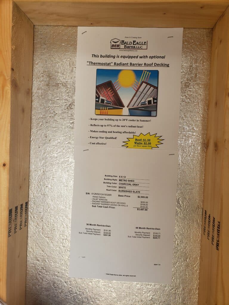 6x12 Metro Shed