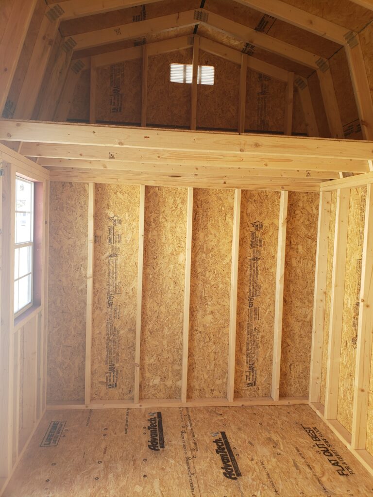 8x12 Side Lofted Barn