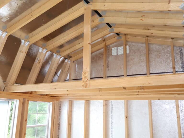 10x12 Side Lofted Barn - Used