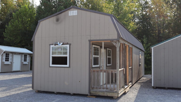 14×40 Side Lofted Barn Cabin - Used