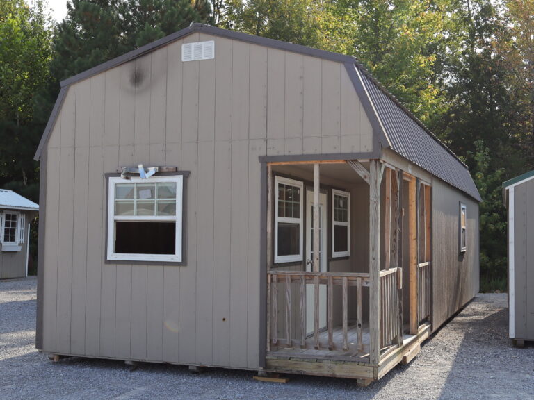 14×40 Side Lofted Barn Cabin - Used