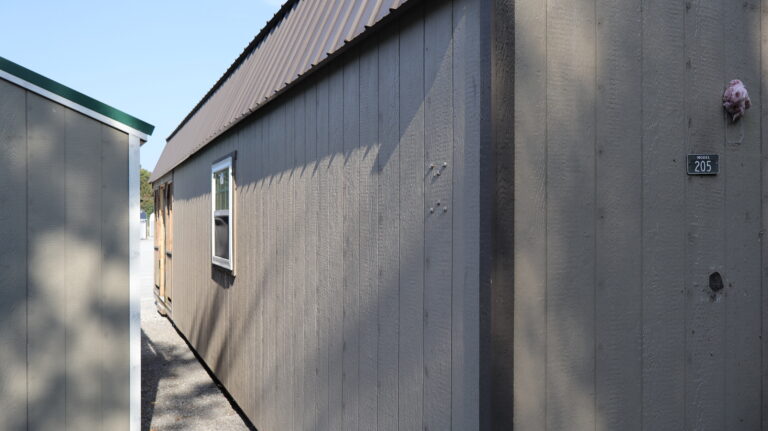 14×40 Side Lofted Barn Cabin - Used