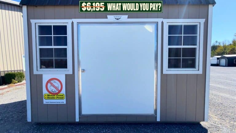10×12 Diamond Side Lofted Barn – Name Your Price Auction