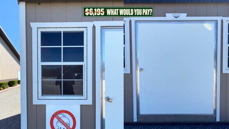 10×12 Diamond Side Lofted Barn – Name Your Price Auction