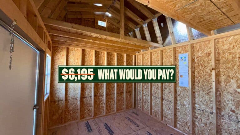 10×12 Diamond Side Lofted Barn – Name Your Price Auction