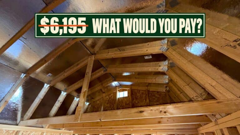 10×12 Diamond Side Lofted Barn – Name Your Price Auction