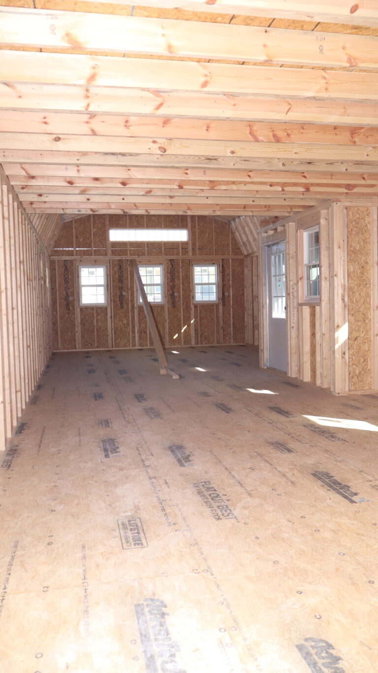16x40 Side Lofted Barn Cabin