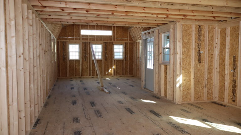 16x40 Side Lofted Barn Cabin