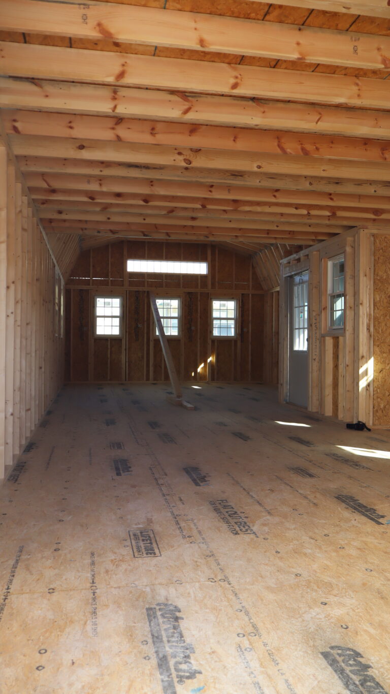 16x40 Side Lofted Barn Cabin
