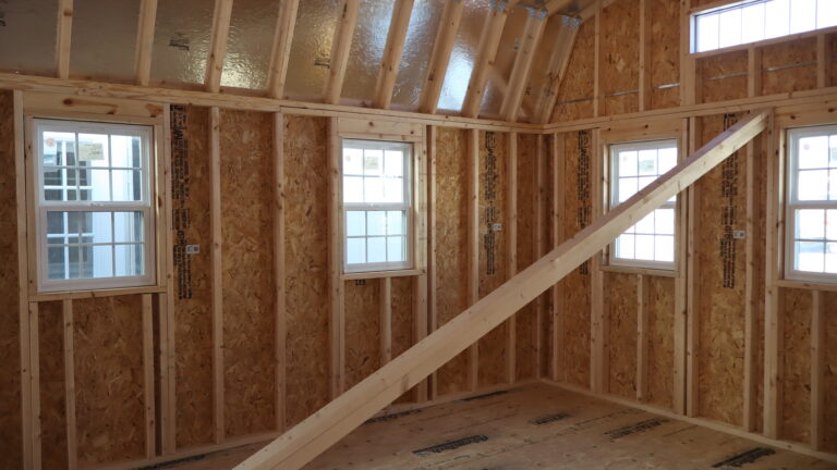 16x40 Side Lofted Barn Cabin