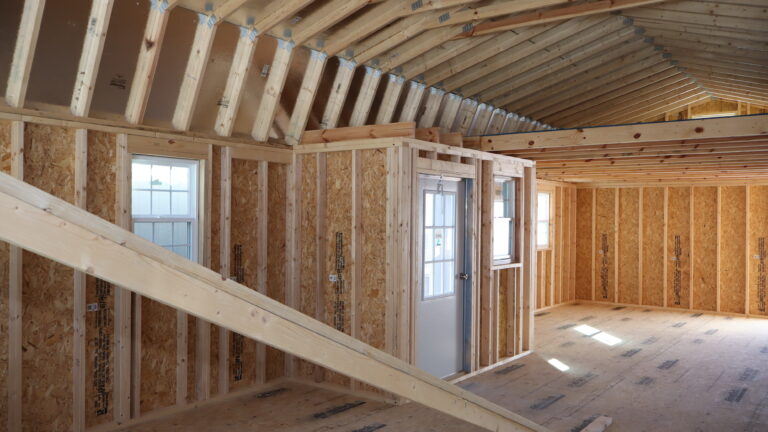 16x40 Side Lofted Barn Cabin