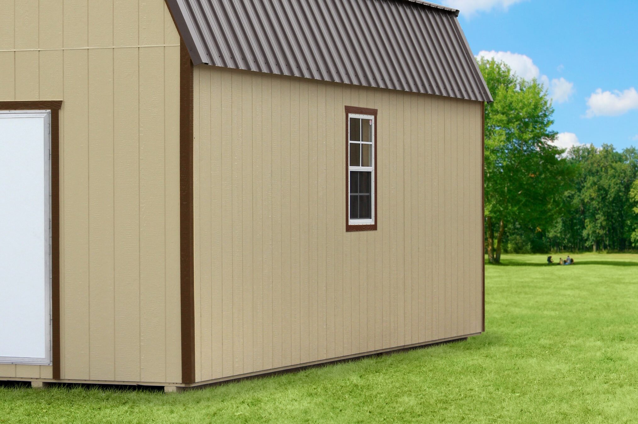 barn construction process siding