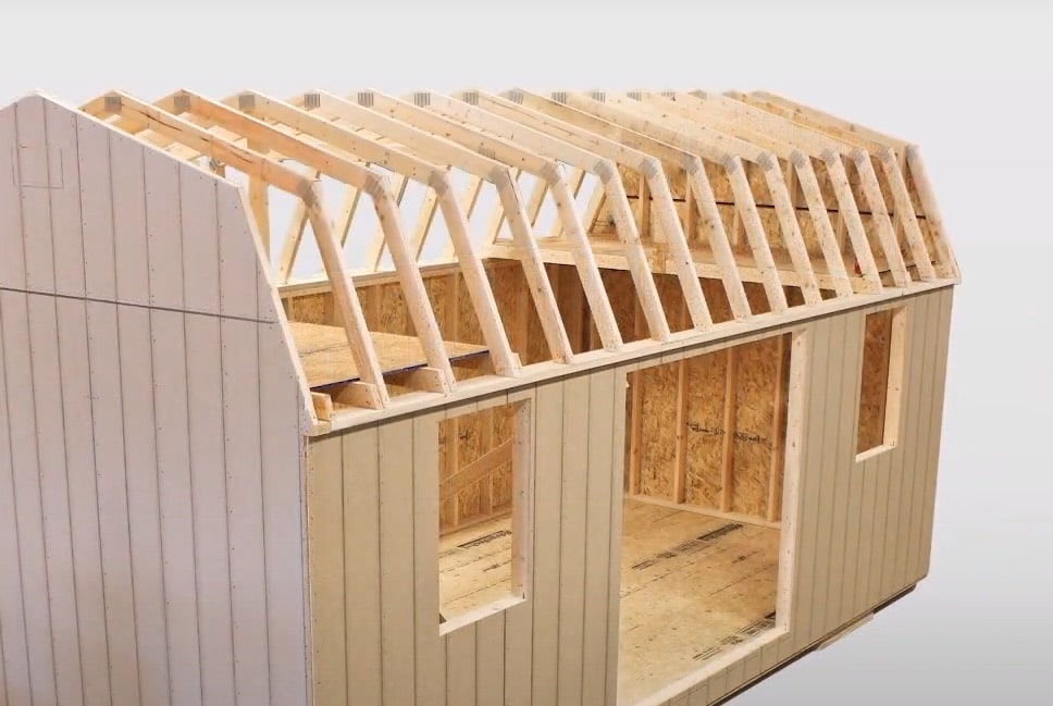 barn construction standard roof
