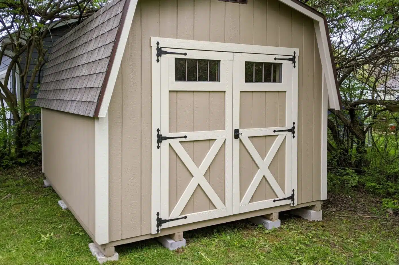 How to build a cinder block shed foundation