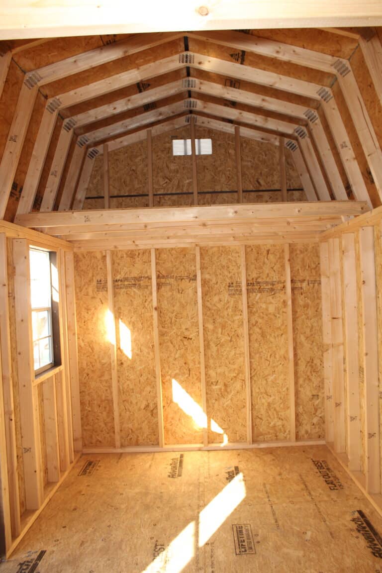 8x16 Side Lofted Barn
