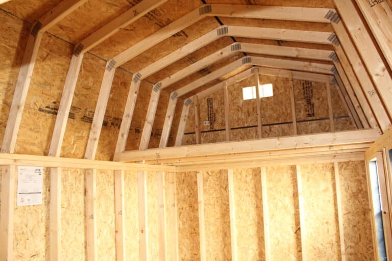8x16 Side Lofted Barn