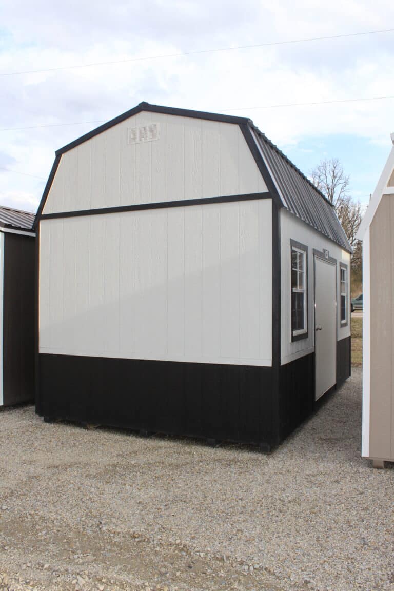 10x16 Side Lofted Barn - Mountain Home