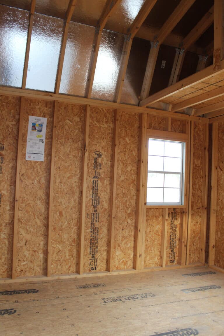 10x16 Side Lofted Barn - Mountain Home