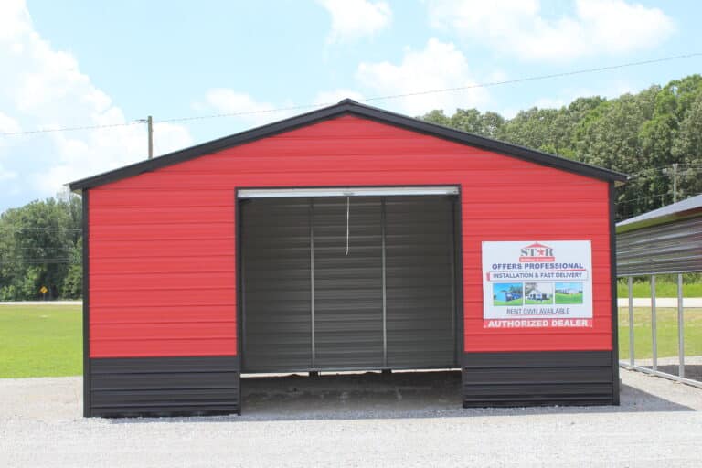 24x25 Metal Garage