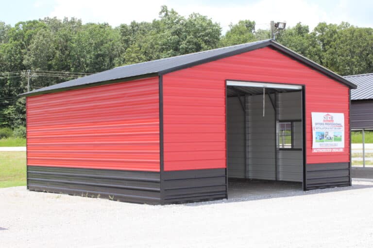 24x25 Metal Garage