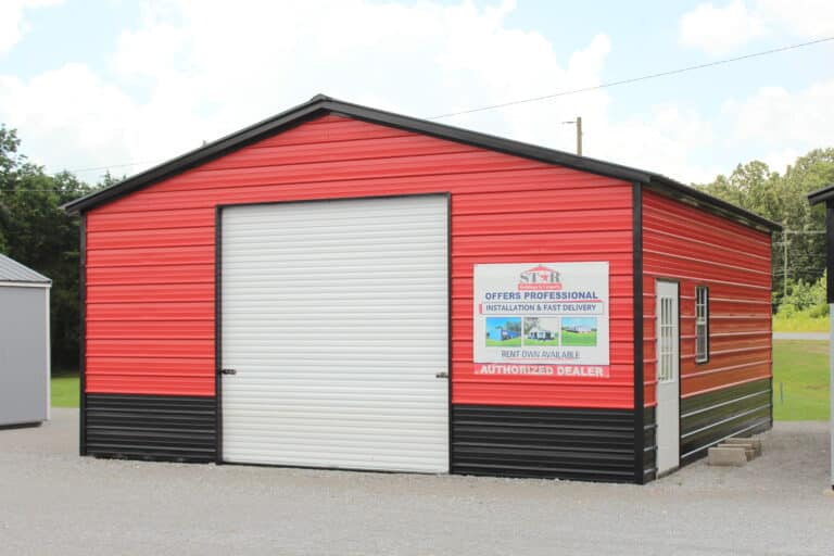 24x25 Metal Garage