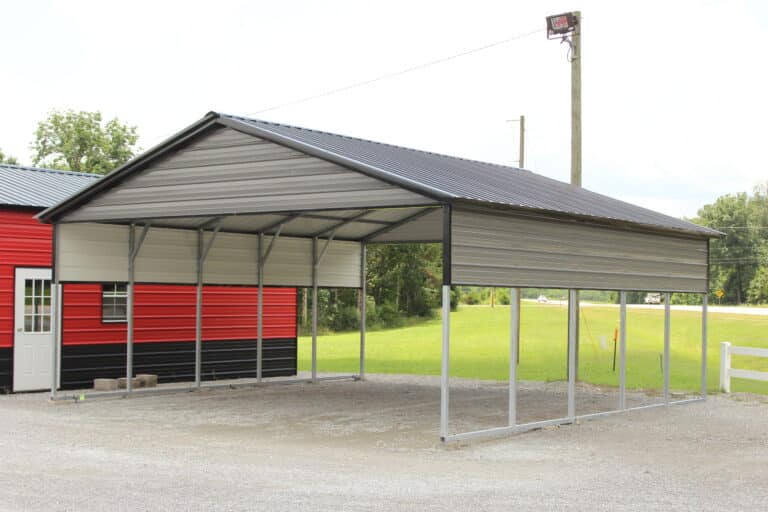 24x25 Standard Metal Carport