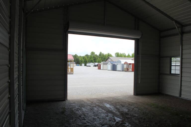 44x25 Metal Horse Barn with Storage Leans