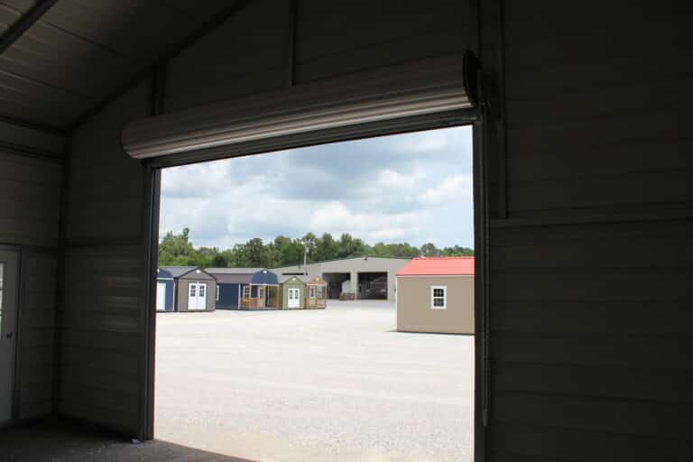 44x25 Metal Horse Barn with Storage Leans