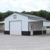 44x25 Metal Horse Barn with Storage Leans