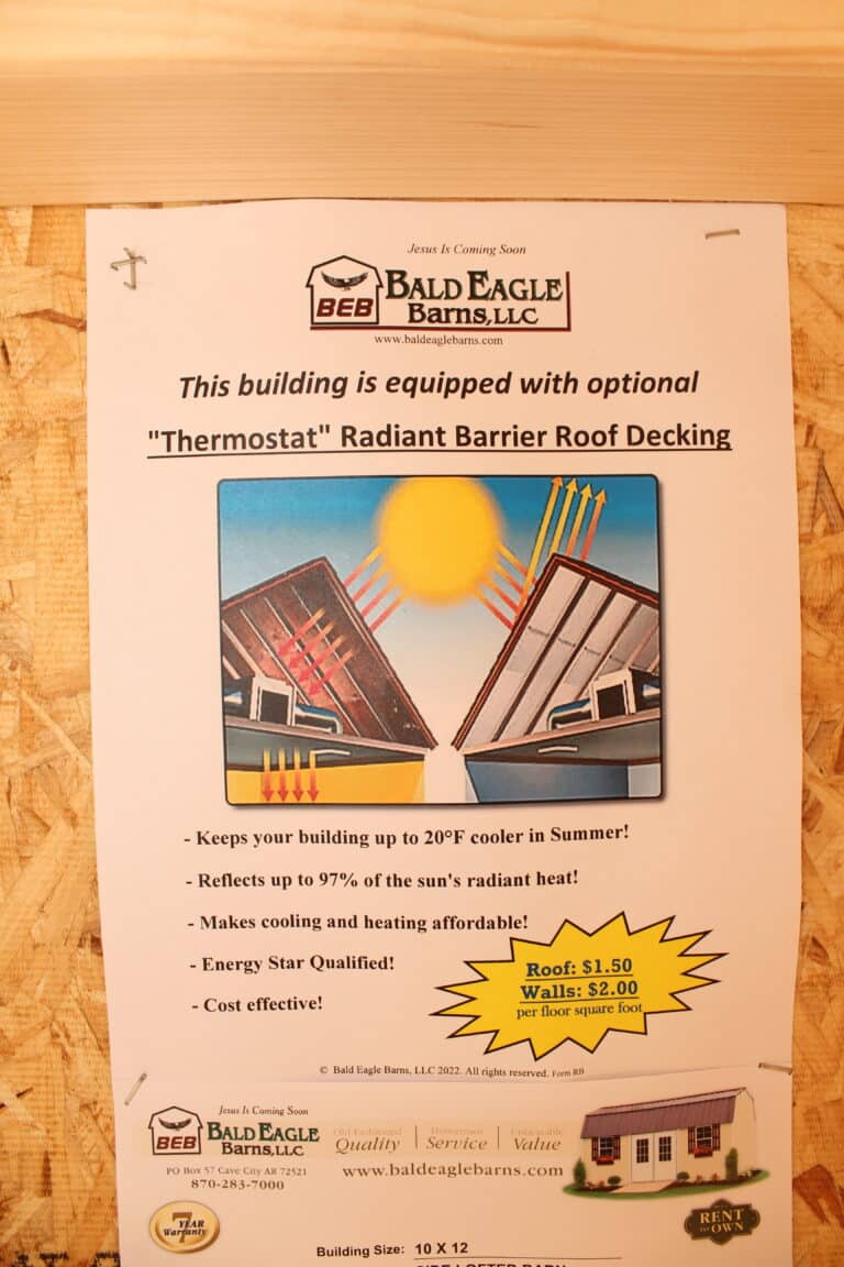 10x12 Side Lofted Barn - Used
