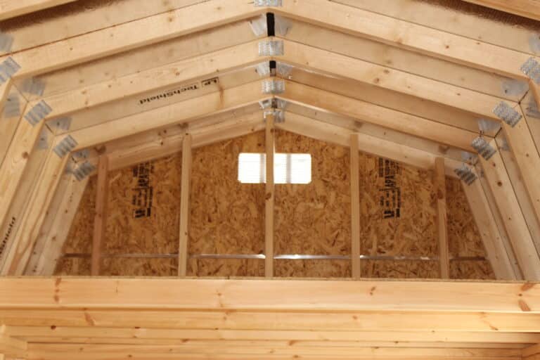 8x16 Side Lofted Barn
