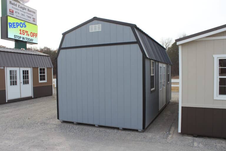 10x20 Side Lofted Barn - Mountain Home