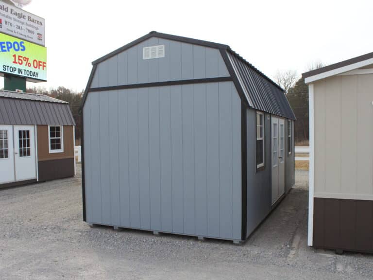 10x20 Side Lofted Barn - Mountain Home