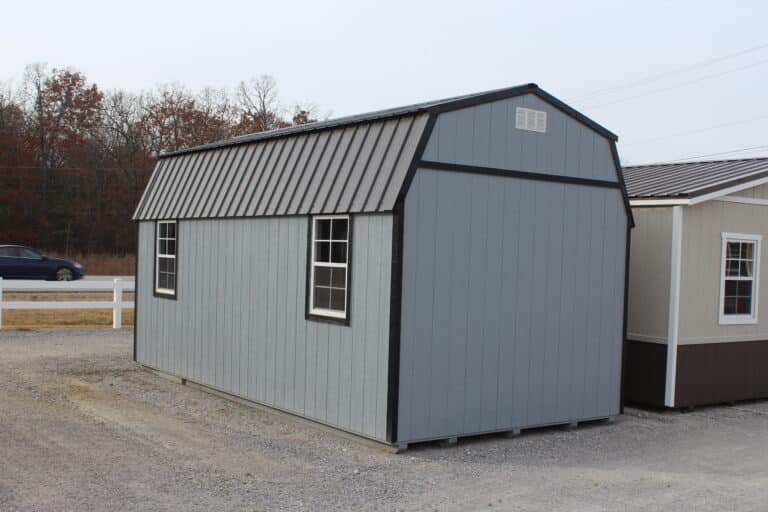 10x20 Side Lofted Barn - Mountain Home
