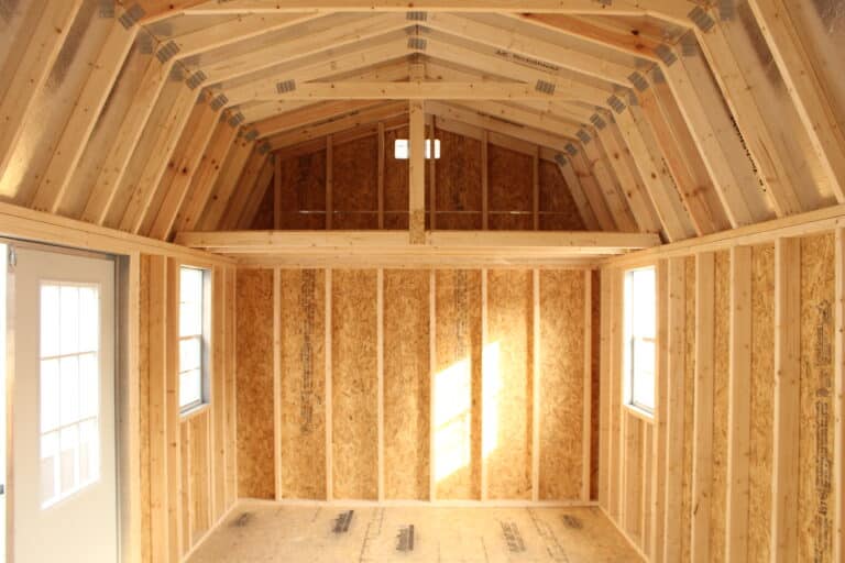10x20 Side Lofted Barn - Mountain Home