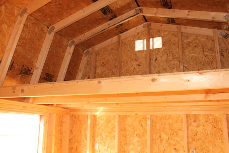8 x16 Side Lofted Barn