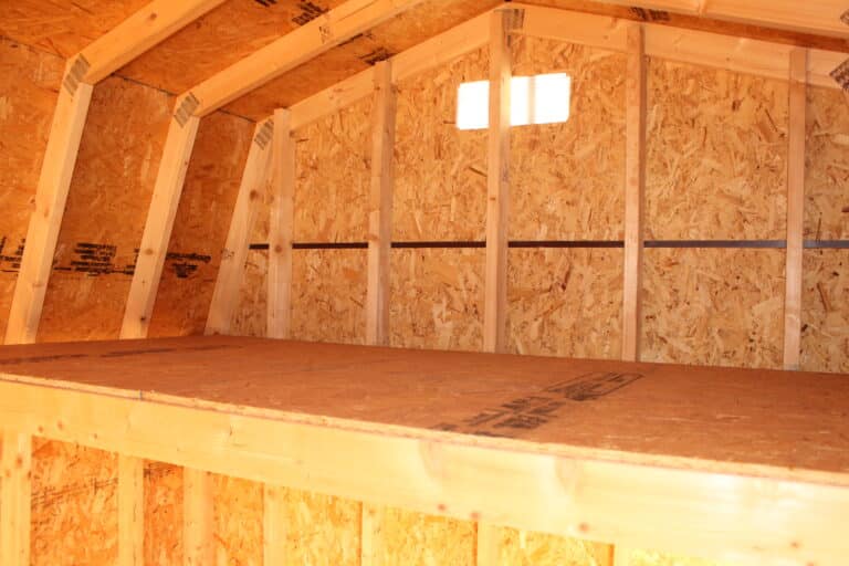 8 x16 Side Lofted Barn