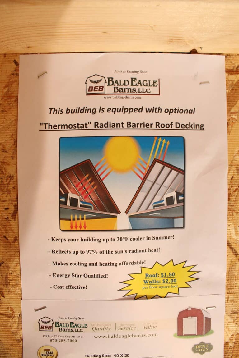 10x20 High Barn