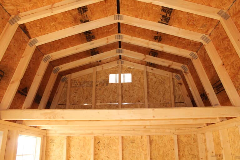 8x12 Side Lofted Barn