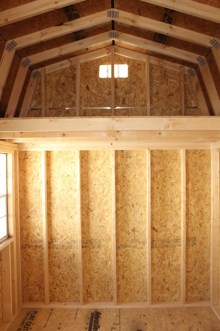 8x12 Side Lofted Barn