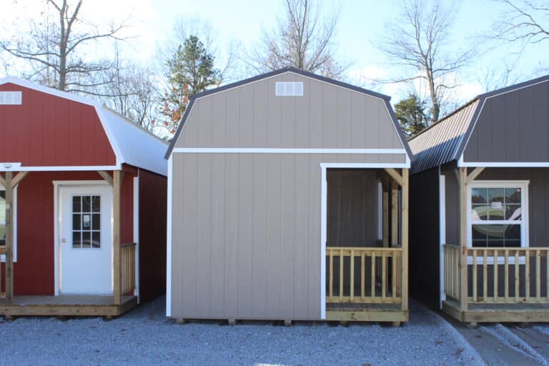 12x32 Side Lofted Barn Cabin