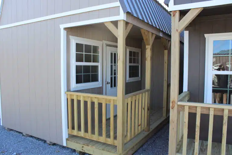 12x32 Side Lofted Barn Cabin