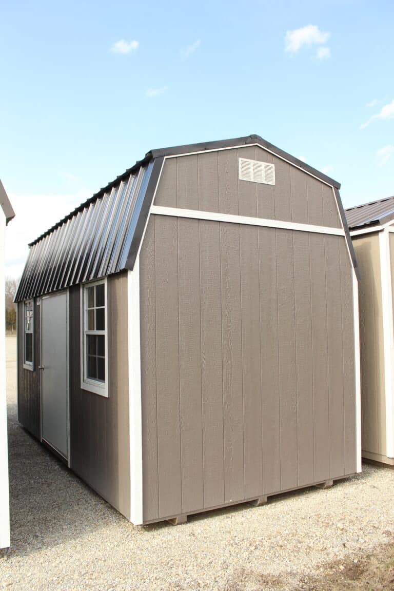 8x16 Side Lofted Barn - Mountain Home