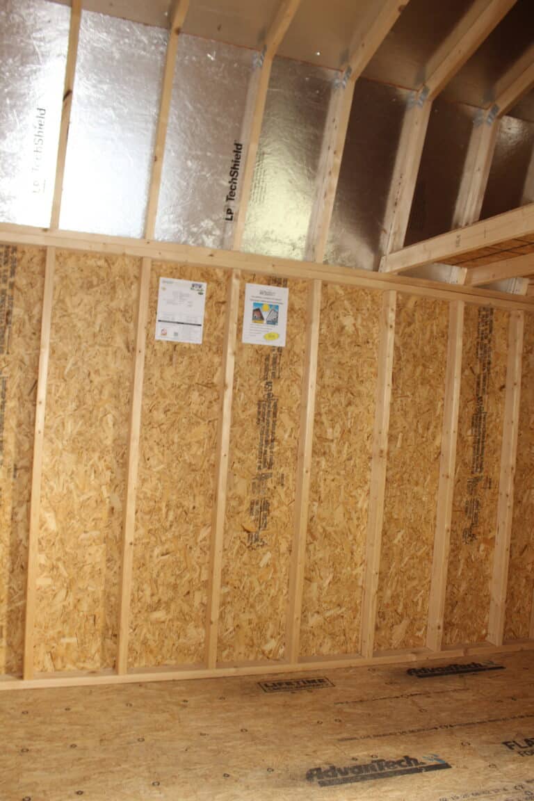 8x16 Side Lofted Barn - Mountain Home