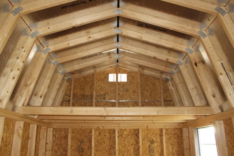 8x16 Side Lofted Barn - Mountain Home