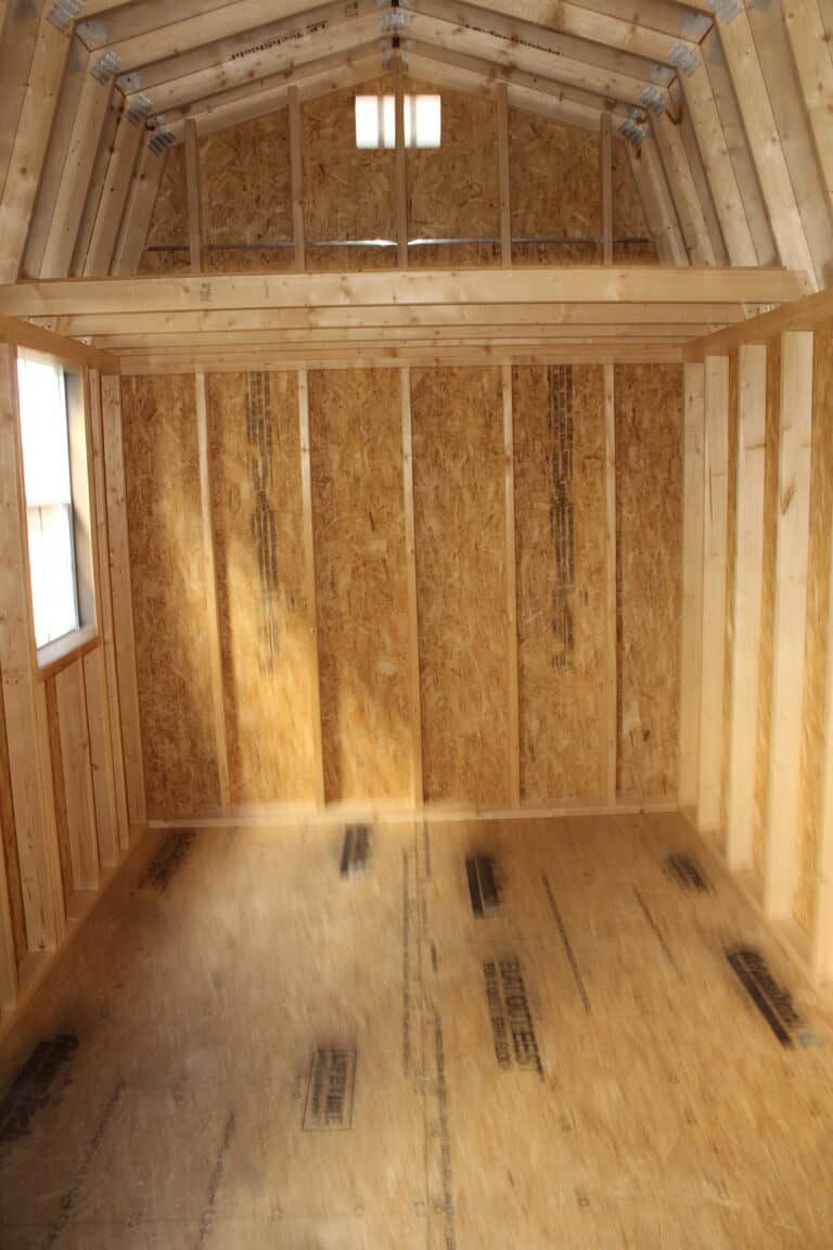8x16 Side Lofted Barn - Mountain Home