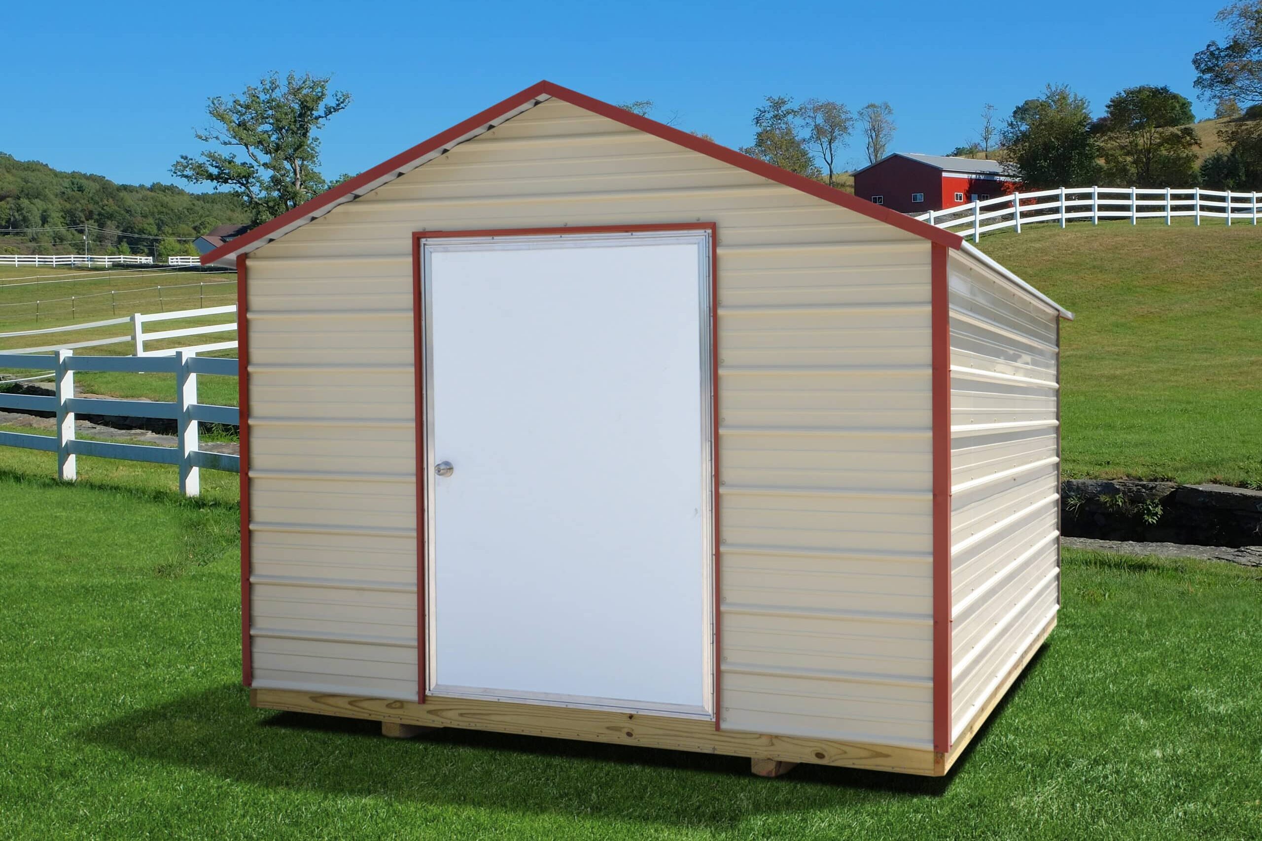 Portable Metal Sheds For Sale in Evening Shade AR edited