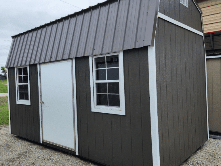 8x16 Side Lofted Barn - Mountain Home