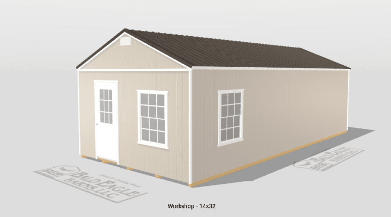 14x32 Custom Workshop Design